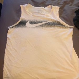 Nike tank top medium white